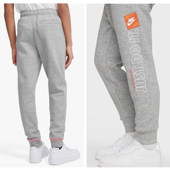 Nike Joggers Sweatpants with Orange Accents - Picture 1 of 11